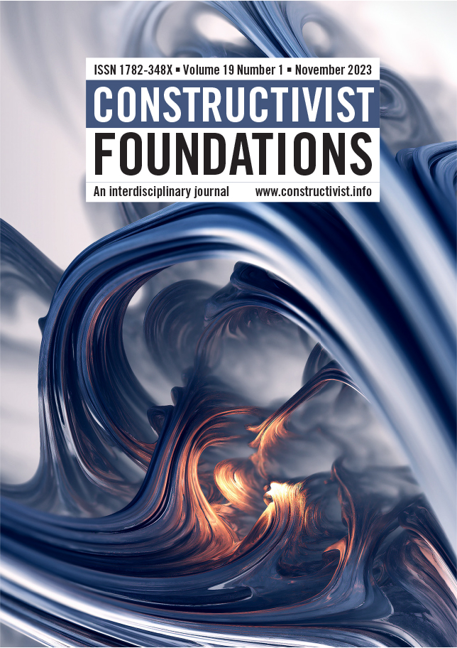 Constructivist Foundations, 19.1, cover