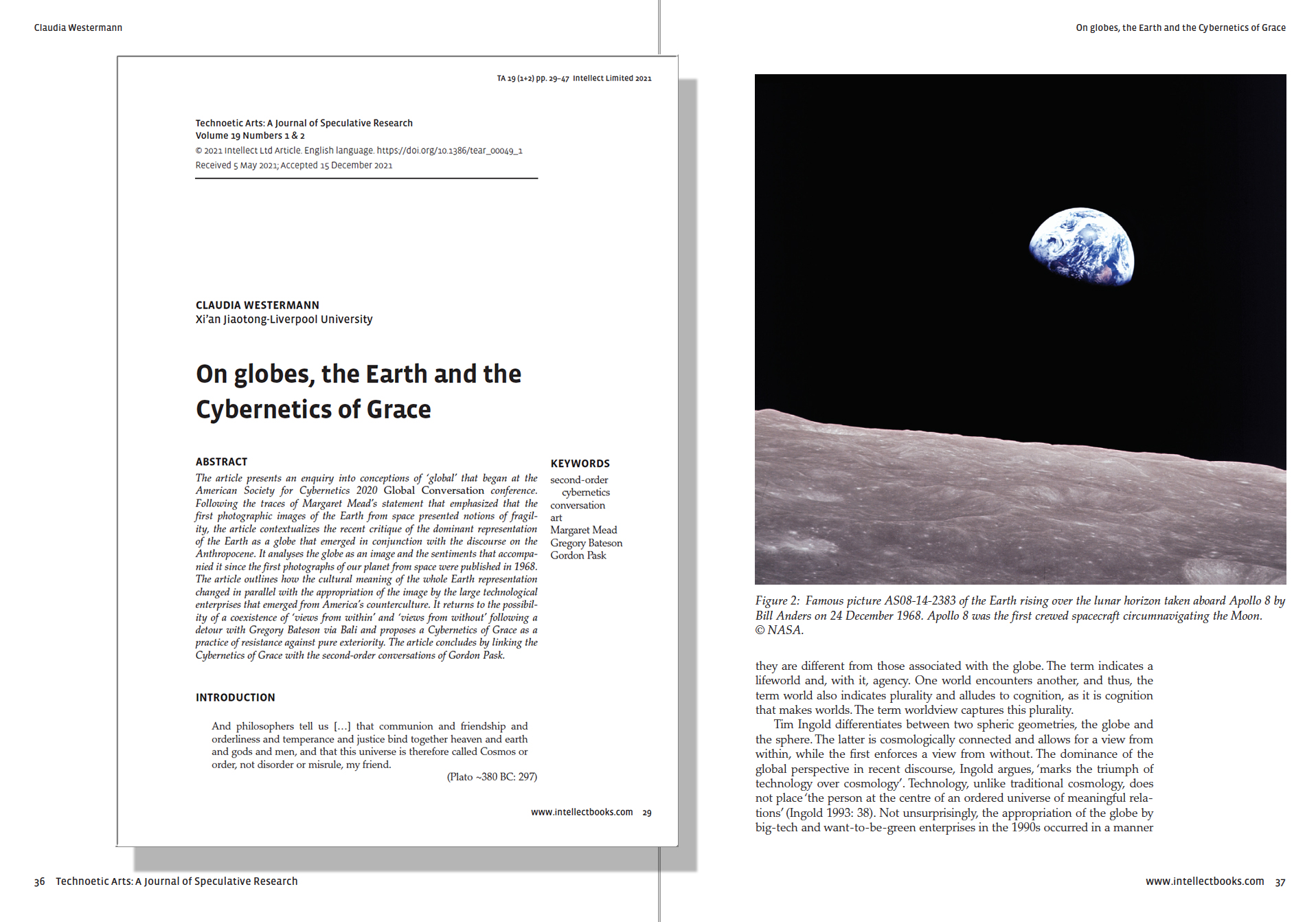 Claudia Westermann, Cybernetics of Grace, article image.